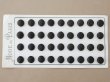 画像4: ＊蚤の市＊アンティーク  シルク製 くるみボタン 16mm  36ピース 黒 (4)