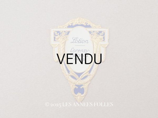 画像1: アンティーク パフュームラベル LOTION - LORENZY PALANCA PARIS - (1)