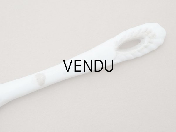 画像5: 19世紀末 アンティーク セラミック製 シュガースプーン  (5)