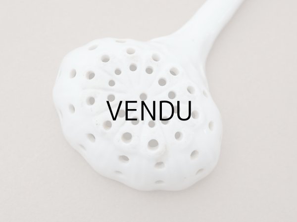 画像6: 19世紀末 アンティーク セラミック製 シュガースプーン  (6)