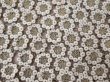 画像2: ＊蚤の市＊アンティーク メタル＆コットンクロシェのレース 花模様 30×80cm  (2)