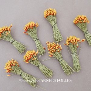 画像: ＊蚤の市セット＊アンティーク 花芯 ペップ 8点のセット