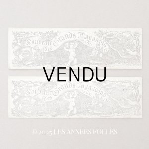 画像: ＊蚤の市セット＊アンティーク ルーブル百貨店のカード ２点セット