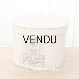 画像: 19世紀末 アンティーク ハットボックス - A LA BELLE JARDINIERE -