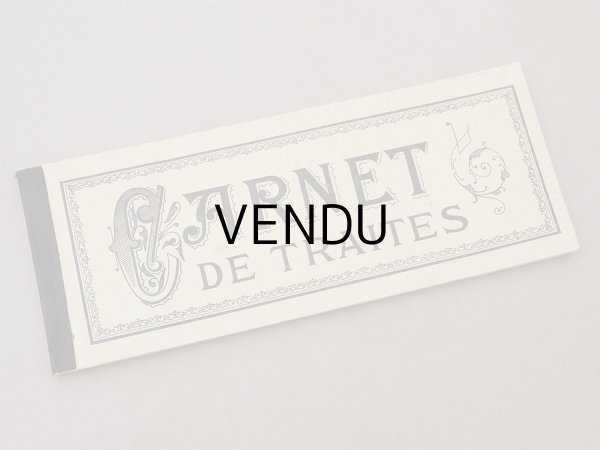 画像2: 1931年 アンティーク 為替手形帳 CARNET DE TRAITES  (2)