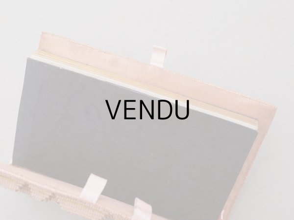 画像8: 19世紀 アンティーク 未使用 ピンクの手帳 イニシャル入り JF MJ  (8)