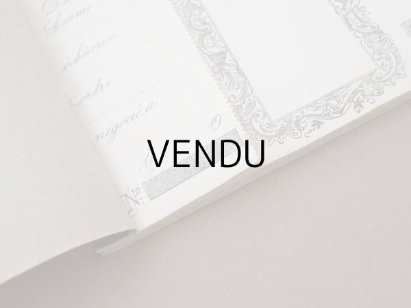 画像5: 1931年 アンティーク 為替手形帳 CARNET DE TRAITES  (5)