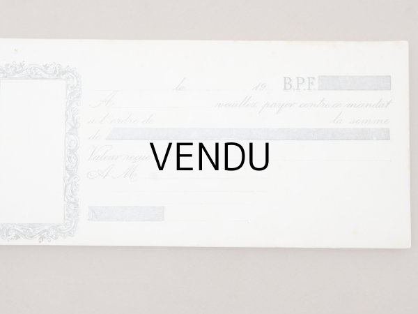 画像7: 1931年 アンティーク 為替手形帳 CARNET DE TRAITES  (7)