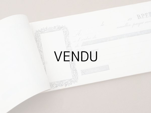 画像8: 1931年 アンティーク 為替手形帳 CARNET DE TRAITES  (8)