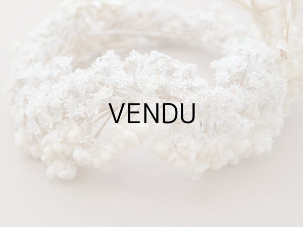 画像9: 19世紀末 アンティーク 薔薇の花冠 コットンオーガンジー ティアラ (9)