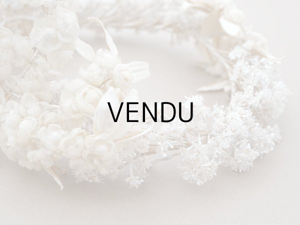 画像16: 19世紀末 アンティーク 薔薇の花冠 コットンオーガンジー ティアラ (16)