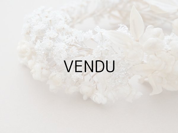 画像11: 19世紀末 アンティーク 薔薇の花冠 コットンオーガンジー ティアラ (11)