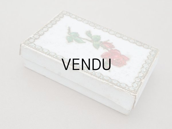 画像4: ＊蚤の市＊19世紀 アンティーク レースペーパー付き 紙箱 薔薇 (4)