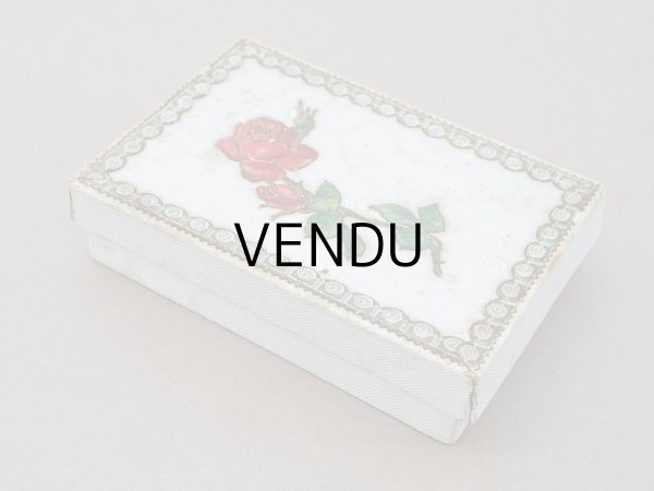 画像5: ＊蚤の市＊19世紀 アンティーク レースペーパー付き 紙箱 薔薇 (5)