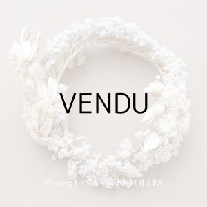 画像: 19世紀末 アンティーク 薔薇の花冠 コットンオーガンジー ティアラ