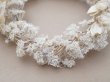 画像6: 19世紀末 アンティーク 薔薇の花冠 コットンオーガンジー ティアラ (6)
