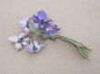 画像4: アンティーク シルク製 菫の布花 パルマ菫  (4)