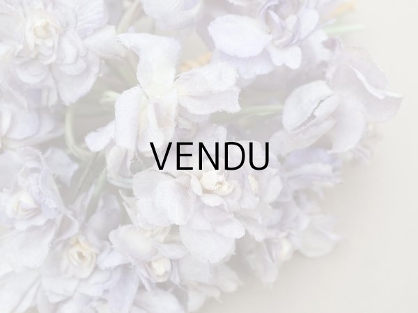 画像3: アンティーク 菫の大きなブーケ 布花 パルマ菫 33輪 (3)