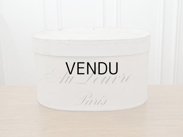 画像2: 19世紀末 アンティーク ハットボックス ルーブル百貨店 - AU LOUVRE - (2)