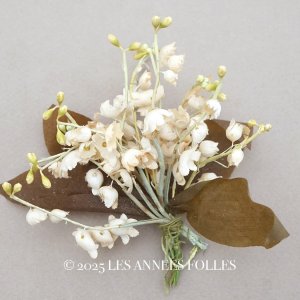 画像: アンティーク 鈴蘭の布花