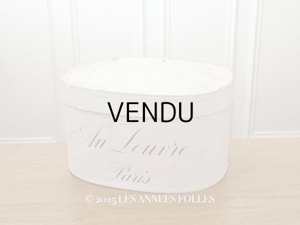 画像1: 19世紀末 アンティーク ハットボックス ルーブル百貨店 - AU LOUVRE - (1)