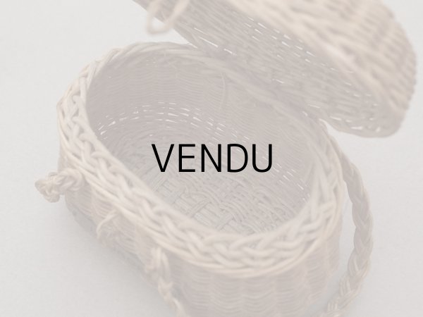 画像8: アンティーク ドール用 パニエ LOURDES ルルドの泉のプレート付 (8)