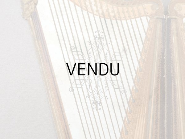 画像4: 1891年 アンティーク 舞踏会の手帳 ハープ型 カルネ・ド・バル LUNDI 9 FEVRIER 1914 (4)