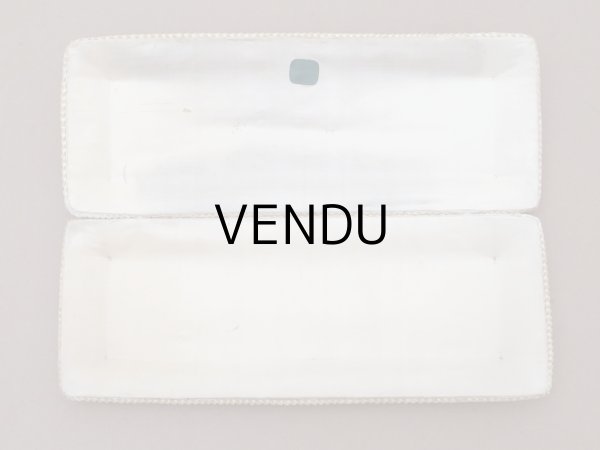 画像7: 1900年頃 アンティーク シルクサテンのボックス オフホワイト (7)