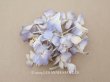画像1: アンティーク 紫陽花の布花 淡い青紫  (1)