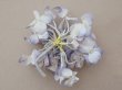 画像3: アンティーク 紫陽花の布花 淡い青紫  (3)