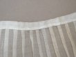 画像3: 1900年頃 アンティーク 幅広 ドレスの裾  レース付き プリーツ 3m 幅19.5cm コットンオーガンジー ドレスパーツ (3)