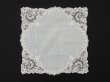 画像2: 【セール対象外】【クーポン対象外】19世紀 アンティーク ポワンドガーズ 結婚式のハンカチ【 ポワン・ド・ガーズ 】 (2)