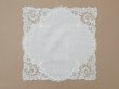 画像3: 【セール対象外】【クーポン対象外】19世紀 アンティーク ポワンドガーズ 結婚式のハンカチ【 ポワン・ド・ガーズ 】 (3)