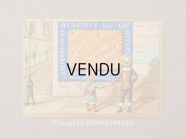 画像1: 19世紀末 アンティーク LU クロモ BISCUIT - LEFEVRE-UTILE.NANTES - (1)