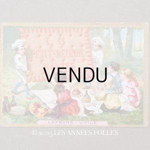 画像: 19世紀末 アンティーク LU クロモ LE VERITABLE PETIT-BEURRE - LEFEVRE-UTILE.NANTES -