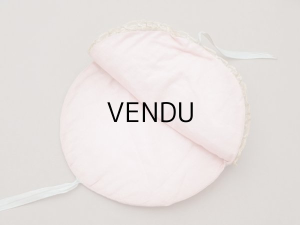 画像9: アンティーク ロココトリム＆プリーツ ハンキーケース (9)