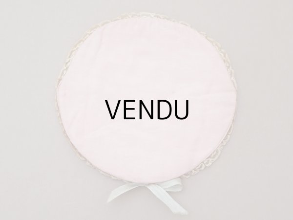 画像8: アンティーク ロココトリム＆プリーツ ハンキーケース (8)