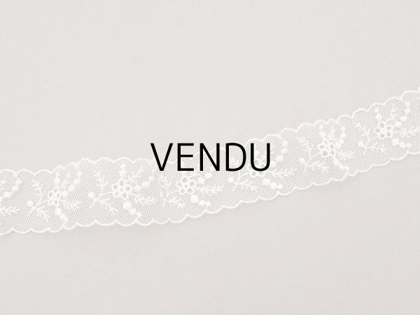画像2: アンティーク 小さなポンポン付 レース  幅3.5cm (2)