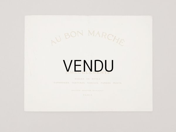 画像2: アンティーク ボンマルシェ インテリア 家具のカタログ  ALBUM DES AMEUBLEMENTS - AU BON MARCHE - (2)