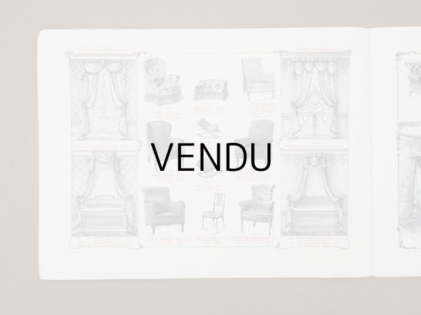 画像6: アンティーク ボンマルシェ インテリア 家具のカタログ  ALBUM DES AMEUBLEMENTS - AU BON MARCHE - (6)