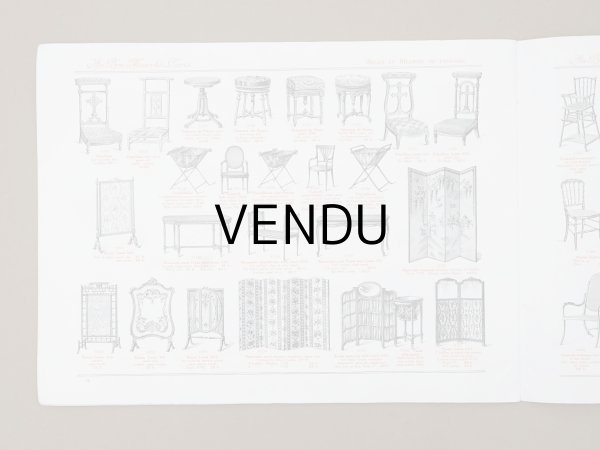 画像17: アンティーク ボンマルシェ インテリア 家具のカタログ  ALBUM DES AMEUBLEMENTS - AU BON MARCHE - (17)
