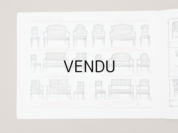 画像16: アンティーク ボンマルシェ インテリア 家具のカタログ  ALBUM DES AMEUBLEMENTS - AU BON MARCHE - (16)