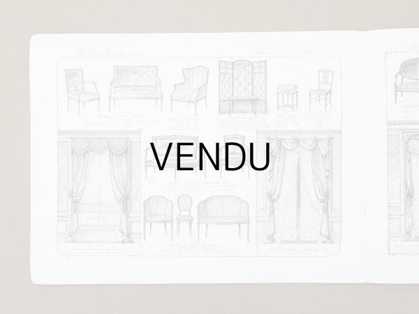 画像12: アンティーク ボンマルシェ インテリア 家具のカタログ  ALBUM DES AMEUBLEMENTS - AU BON MARCHE - (12)