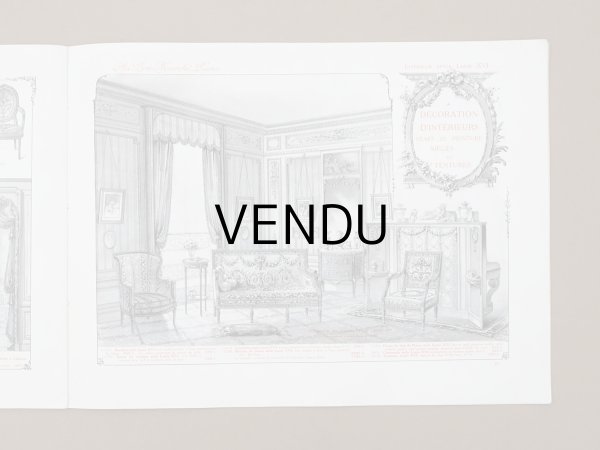 画像15: アンティーク ボンマルシェ インテリア 家具のカタログ  ALBUM DES AMEUBLEMENTS - AU BON MARCHE - (15)