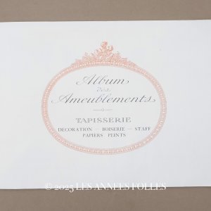 画像: アンティーク ボンマルシェ インテリア 家具のカタログ  ALBUM DES AMEUBLEMENTS - AU BON MARCHE -