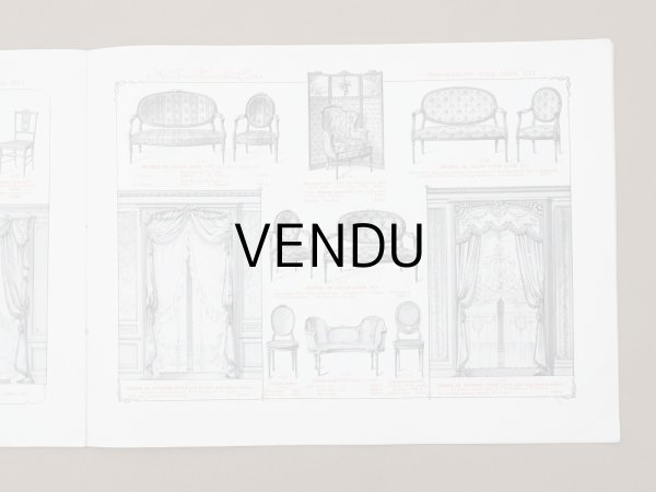 画像13: アンティーク ボンマルシェ インテリア 家具のカタログ  ALBUM DES AMEUBLEMENTS - AU BON MARCHE - (13)
