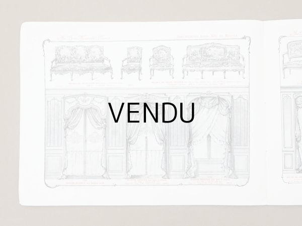 画像10: アンティーク ボンマルシェ インテリア 家具のカタログ  ALBUM DES AMEUBLEMENTS - AU BON MARCHE - (10)