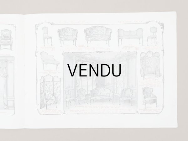 画像11: アンティーク ボンマルシェ インテリア 家具のカタログ  ALBUM DES AMEUBLEMENTS - AU BON MARCHE - (11)