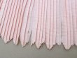 画像10: 19世紀末 アンティーク  ベビーピンク シルク製プリーツ ドレスの裾  2m 幅14cm (10)