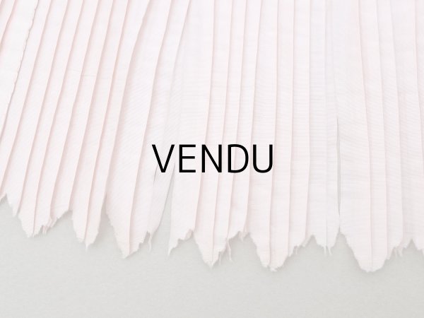 画像10: 19世紀末 アンティーク  ベビーピンク シルク製プリーツ ドレスの裾  2m 幅14cm (10)